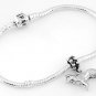 STERLING SILVER DANGLE GERMAN SHEPHERD EUROPEAN BEAD