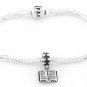 STERLING SILVER 925 DANGLE OPEN BOOK EUROPEAN BEAD