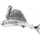 STERLING SILVER SWORDFISH BROADBILL FISH CHARM/PENDANT