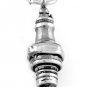 STERLING SILVER CAR MECHANIC SPARK PLUG CHARM/PENDANT