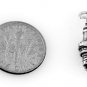 STERLING SILVER CAR MECHANIC SPARK PLUG CHARM/PENDANT