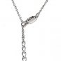 STERLING SILVER 925 HEART CZ PENDANT & NECKLACE