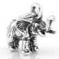 STERLING SILVER LUCKY BABY ELEPHANT 3D CHARM