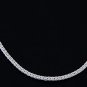 STERLING SILVER ITALY WHEAT ROPE CHAIN NECKLACE 24" 3 mm