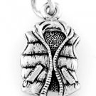 STERLING SILVER LIFE VEST SAFETY VEST CHARM/PENDANT