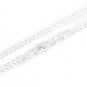 STERLING SILVER ITALY WHEAT ROPE CHAIN NECKLACE 20" 3 mm