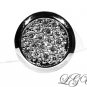 STERLING SILVER CZ ROUND PRONG SETTING CLUSTER EARRINGS