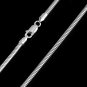 STERLING SILVER ITALIAN SOLID SNAKE CHAIN NECKLACE 20" 3mm