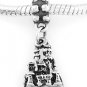 STERLING SILVER DANGLE ENCHANTING CASTLE EUROPEAN BEAD