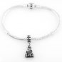 STERLING SILVER DANGLE ENCHANTING CASTLE EUROPEAN BEAD