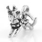 STERLING SILVER SMALL REINDEER CHARM/PENDANT