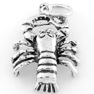 STERLING SILVER SEAFOOD LOBSTER CHARM/PENDANT