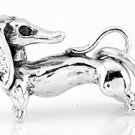 STERLING SILVER WEENIE DOG/ DASCHUND CHARM/PENDANT