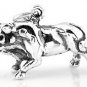 STERLING SILVER 3D BULL RIDER BULL CHARM/PENDANT