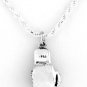 STERLING SILVER BOXING GLOVE 3D CHARM & 20" ROPE CHAIN