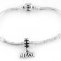 STERLING SILVER DANGLING MOM EUROPEAN BEAD