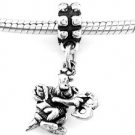STERLING SILVER DANGLING SPELLING BEE EUROPEAN BEAD