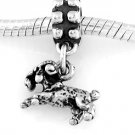 STERLING SILVER DANGLING RAM EUROPEAN BEAD