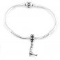 STERLING SILVER DANGLING CIRCUS SEAL EUROPEAN BEAD