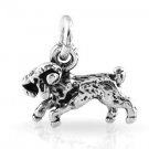 STERLING SILVER SMALL RAM CHARM