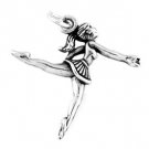 STERLING SILVER LEAPING BALLERINA CHARM