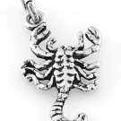 STERLING SILVER SCORPION CHARM/PENDANT
