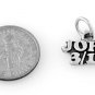 STERLING SILVER JOHN 3:16 CHARM W/ 16" BOX CHAIN