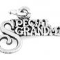 STERLING SILVER SPECIAL GRANDMA CHARM W/ 16" BOX CHAIN