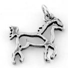 STERLING SILVER HORSE BODY FRAME CHARM/PENDANT