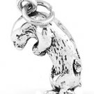 STERLING SILVER SEA OTTER 3D CHARM/PENDANT