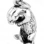 STERLING SILVER SEA OTTER 3D CHARM/PENDANT