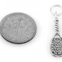 STERLING SILVER RACKETBALL RACKET CHARM WITH 16" BOX CHAIN