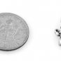 STERLING SILVER SMALL SNOWMAN CHARM WITH 16" BOX CHAIN