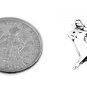 STERLING SILVER LONG EAR RABBIT CHARM W/ 16" BOX CHAIN