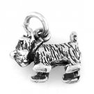 STERLING SILVER SCOTTISH TERRIER DOG CHARM WITH 16" BOX CHAIN