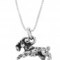 STERLING SILVER RAM BODY CHARM WITH 16 inch BOX CHAIN NECKLACE