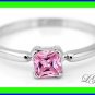 STERLING SILVER OCTOBER BIRTHSTONE CZ CHILD RING SZ 5