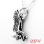 STERLING SILVER EAGLE CHARM and STERLING SILVER 16 inch box chain NECKLACE
