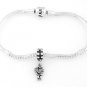 STERLING SILVER DANGLING FLAT ROOSTER EUROPEAN BEAD