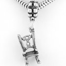 STERLING SILVER DANGLING ROCKING CHAIR EUROPEAN BEAD