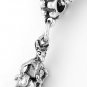 STERLING SILVER DANGLING KANGAROO WITH JOEY EUROPEAN BEAD