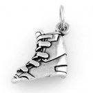 STERLING SILVER SNOW SKI SKIING BOOT CHARM