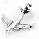STERLING SILVER PASSENGER AIRPLANE CHARM/PENDANT