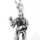 STERLING SILVER TAE KWON DO INSTRUCTOR CHARM