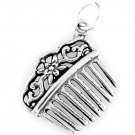 STERLING SILVER VICTORIAN STYLE HAIR COMB CHARM