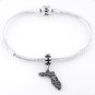 STERLING SILVER DANGLING STATE OF FLORIDA EUROPEAN BEAD
