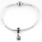 STERLING SILVER DANGLING PUMPKIN EUROPEAN BEAD