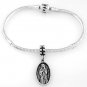 STERLING SILVER DANGLING VIRGIN MARY EUROPEAN BEAD