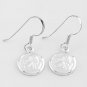 Sterling Silver CHERUB ANGEL Fish Hook Earrings