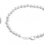 STERLING SILVER 5MM BALL BEAD BRACELET 7 inch